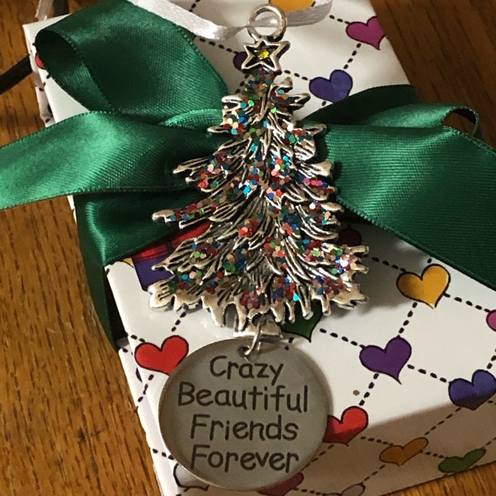 Crazy Beautiful Friends Forever Christmas Tree Ornament BRAND NEW - Picture 6 of 6